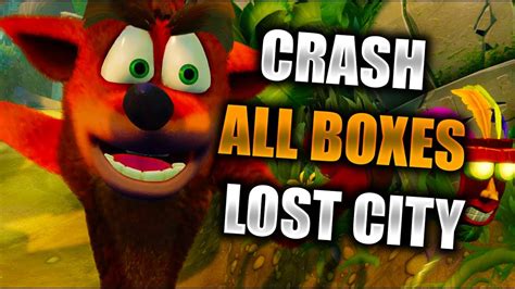 crash bandicoot lost city metal boxes|white empty boxes Crash Bandicoot.